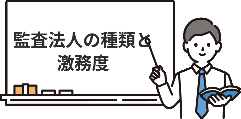 監査法人の種類と激務度