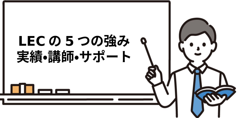 LECが選ばれる5つの強み