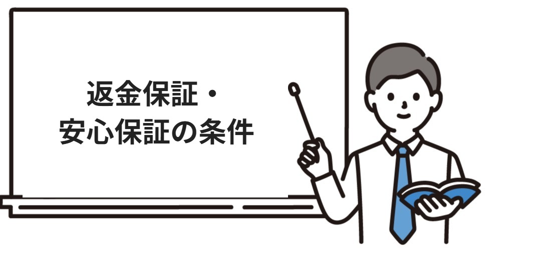 フォーサイト行政書士の全額返金保証と安心保証の条件